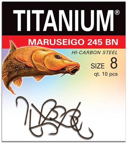 Haczyk Titanium MARUSEIGIO (10 szt.), rozm. 8