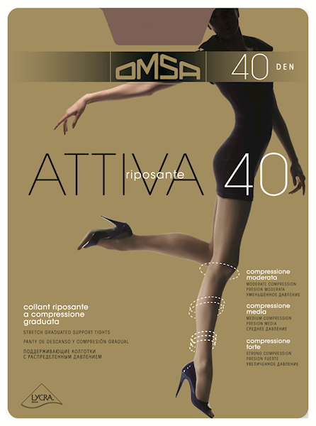 OMSA Attiva 40 • Attiva 40 Rozmiar: 4/L • Attiva 40 Kolor: CASTORO