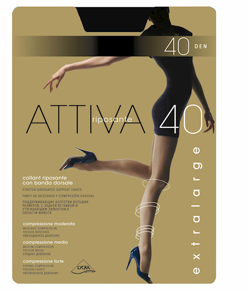 OMSA Attiva 40 • Attiva 40 Rozmiar: 5/XL • Attiva 40 Kolor: NERO