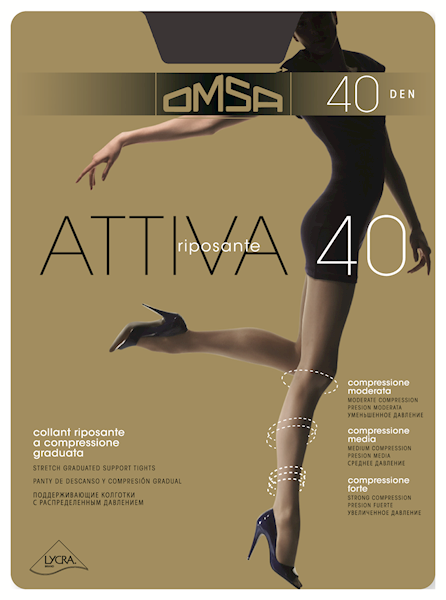 OMSA Attiva 40 • Rozmiar: 6/XXL • Kolor: FUMO