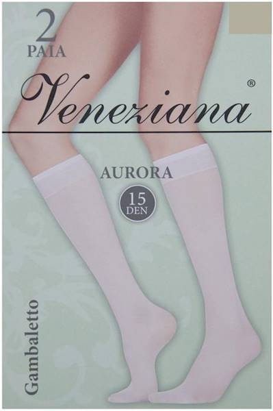 Veneziana Podkolanówki Aurora 15 • ROZMIAR: UNICA • KOLOR: ARGENTO