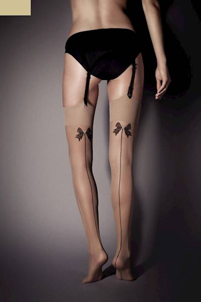 VENEZIANA Calze Lolita 15 • Rozmiar: 1/2 S/M • Kolor: NUDO
