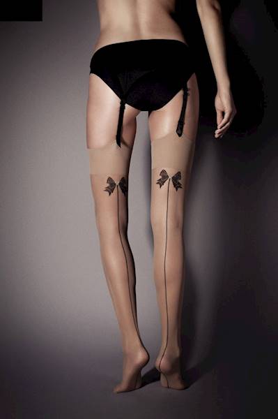 VENEZIANA Calze Lolita 15 • Rozmiar: 3/4 M/L • Kolor: NERO