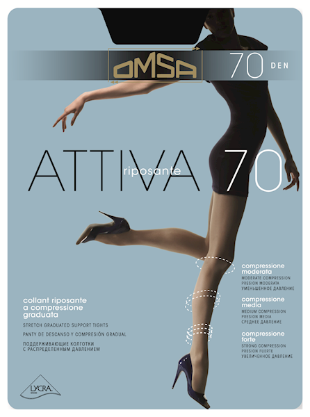 OMSA Attiva 70 • Rozmiar: 2/S • Kolor: NERO