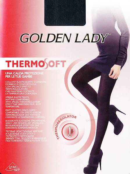 GOLDEN LADY Thermosoft • Rozmiar: 5/XL • Kolor: NERO