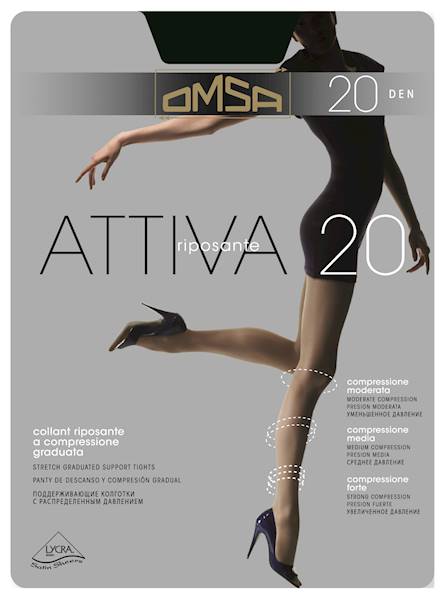 OMSA Attiva 20 • Rozmiar: 4/L • Kolor: NERO
