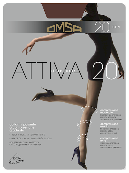 OMSA Attiva 20 • Rozmiar: 2/S • Kolor: MARRONE