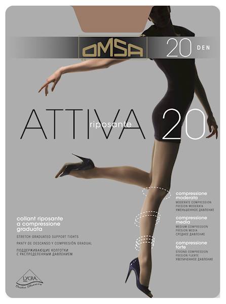 OMSA Attiva 20 • Rozmiar: 2/S • Kolor: CARAMELLO