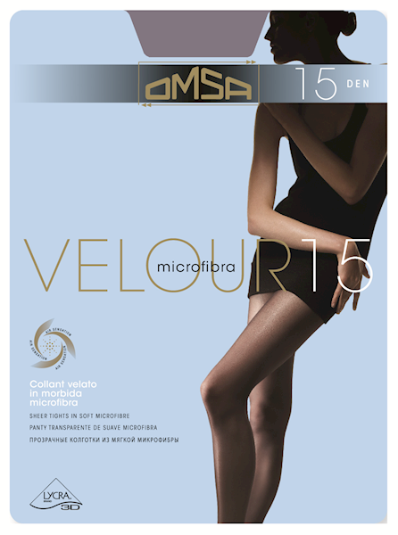 OMSA Velour 15 • Rozmiar: 2/S • Kolor: GRIGIO TORTORA