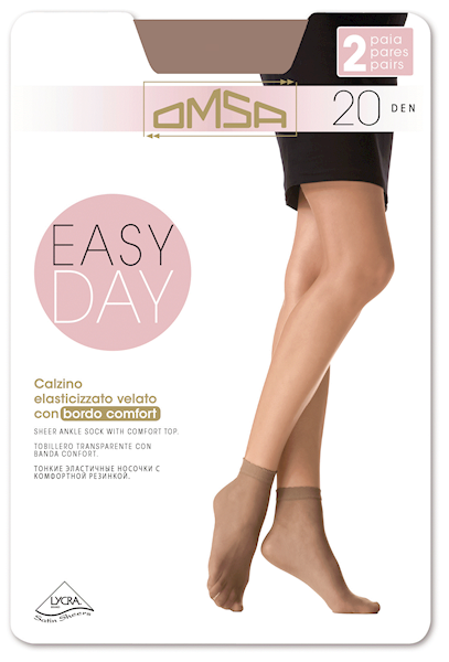 OMSA Skarpety Easy Day 20 • Rozmiar: UNICA • Kolor: DAINO