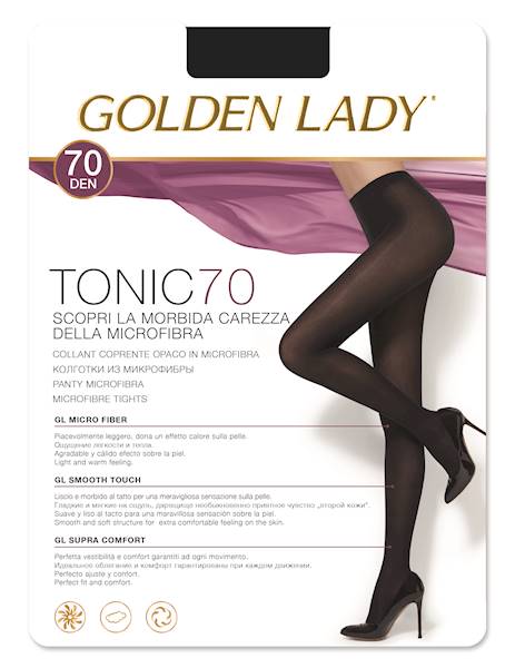 GOLDEN LADY Tonic 70 • Rozmiar: 3/M • Kolor: NERO