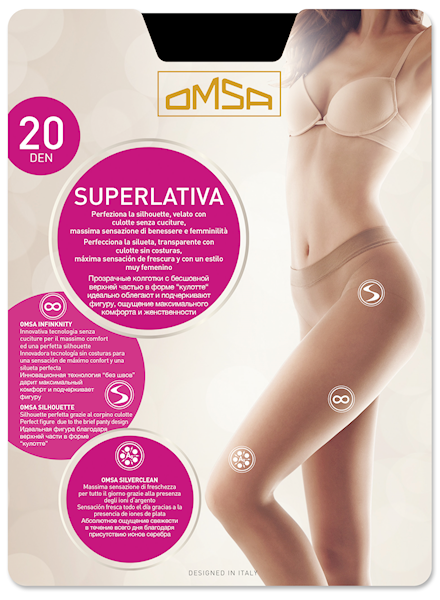 OMSA Superlativa 20 • Rozmiar: 2/S • Kolor: NERO