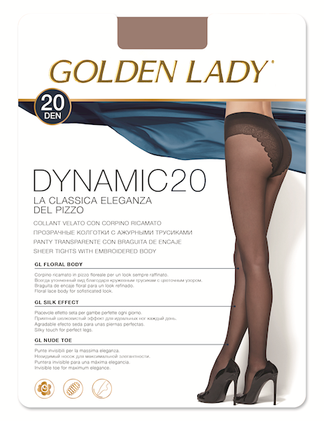 GOLDEN LADY Dynamic 20 • Rozmiar: 2/S • Kolor: DAINO