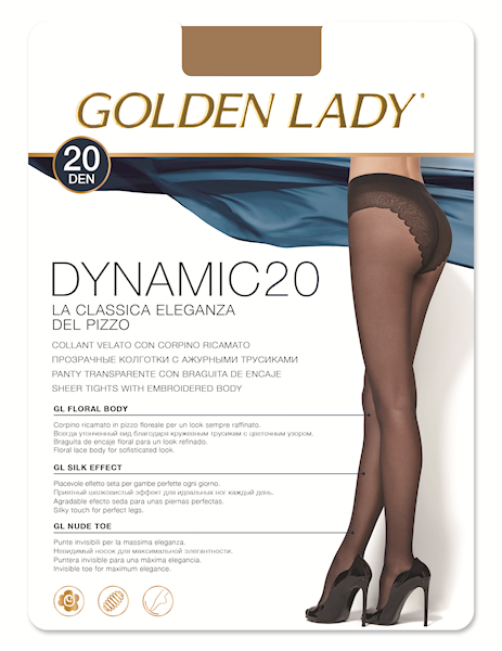 GOLDEN LADY Dynamic 20 • Rozmiar: 4/L • Kolor: MELON