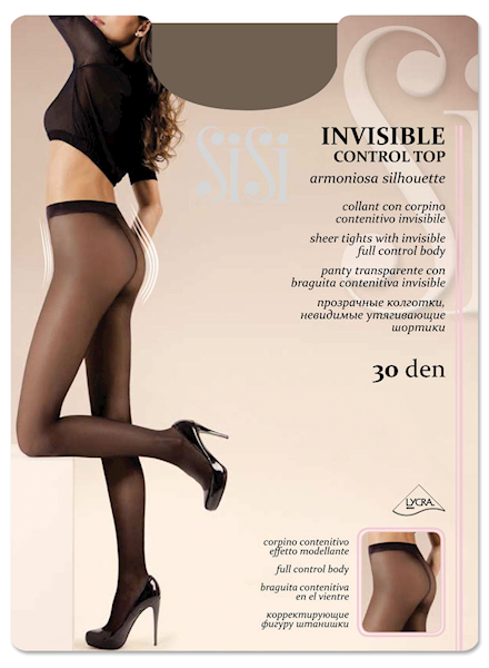 Sisi Invisible 30 Control Top • Rozmiar: 4/L • KOLOR: NATURELLE