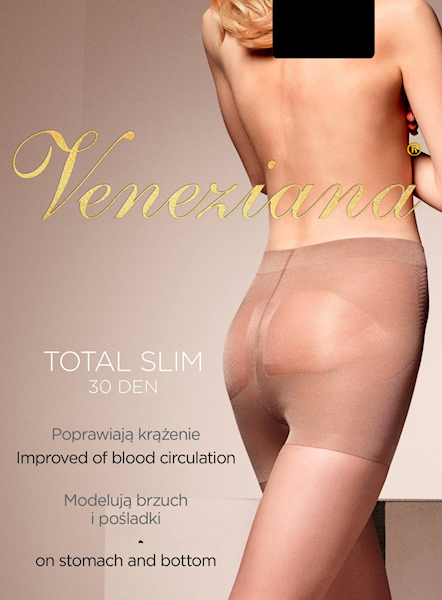 Veneziana Total Slim 30  • ROZMIAR: 4/L • KOLOR: NERO