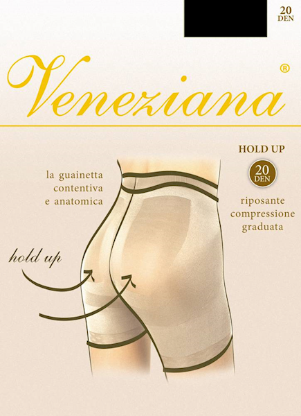 Veneziana Hold Up 20 • ROZMIAR: 4/L • KOLOR : NERO
