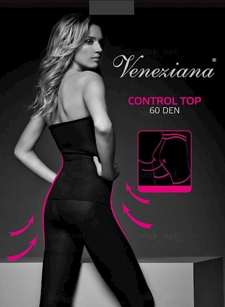 Veneziana Control Top 60 •  ROZMIAR: 3/M • KOLOR: GRAFITTO