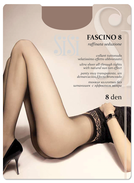 Sisi Rajstopy Fascino 8 DEN • ROZMIAR: 3/M • KOLOR: MIELE