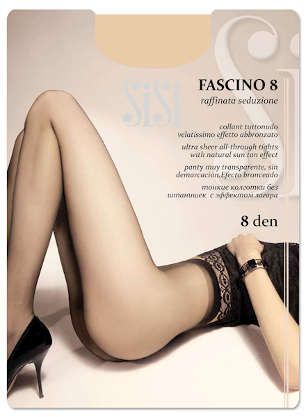 Sisi Rajstopy Fascino 8 DEN • ROZMIAR: 4/L • KOLOR: SAHARA