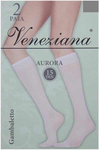 Veneziana Podkolanówki Aurora 15 • ROZMIAR: UNICA • KOLOR: GRIGIO