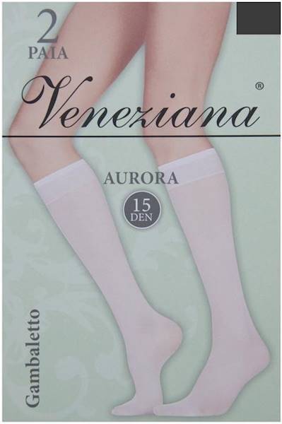 Veneziana Podkolanówki Aurora 15 • ROZMIAR: UNICA • KOLOR: GRAFITTO