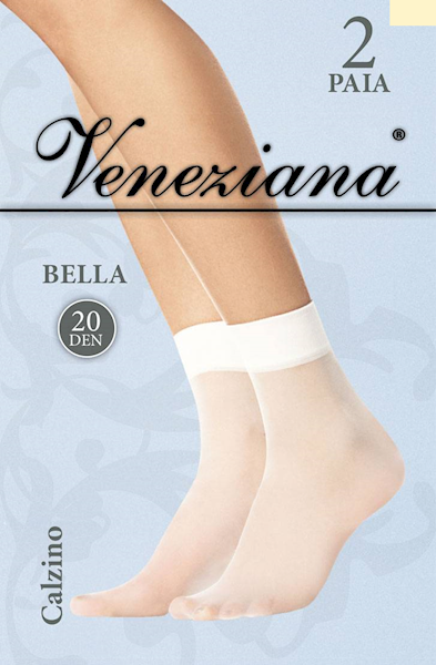 Veneziana Skarpety Bella 20 • ROZMIAR: UNICA • KOLOR: PANNA
