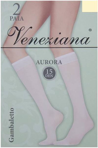 Veneziana Podkolanówki Aurora 15 • ROZMIAR: UNICA • KOLOR: PANNA