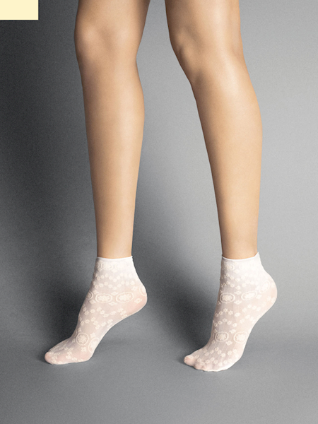 Veneziana Skarpety Fabienne • ROZMIAR: UNICA • KOLOR : PANNA