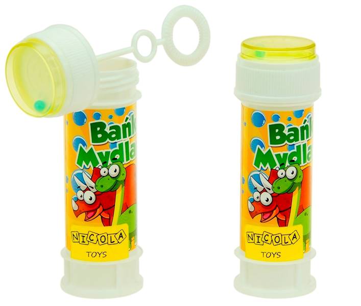 0480 DMUCHANE BAŃKI 60ml BAŃKI MYDLANE Z PŁYNEM + GRA LABIRYNT