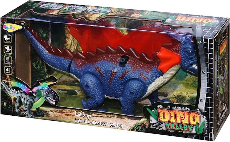 4447 DINOZAUR SMOK NA BATERIE CHODZI RYCZY ŚWIECI 