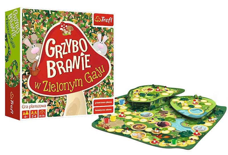 9880 Gra planszowa Grzybobranie w zielonym gaju 