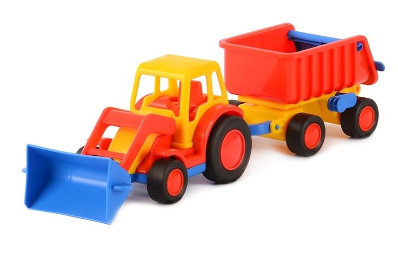 9623 ZESTAW TRAKTOR + PRZYCZEPA  POLESIE
