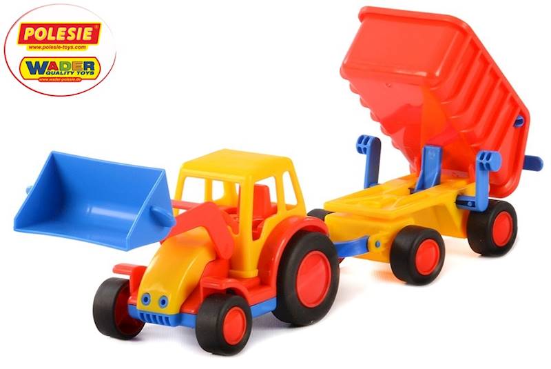 9623 ZESTAW TRAKTOR + PRZYCZEPA  POLESIE
