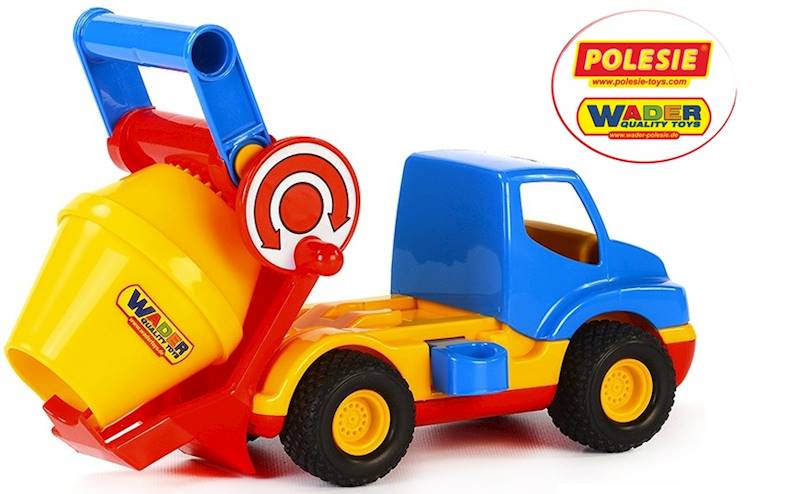 9692 KOLOROWA CIĘŻARÓWKA BETONIARKA WADER - POLESIE
