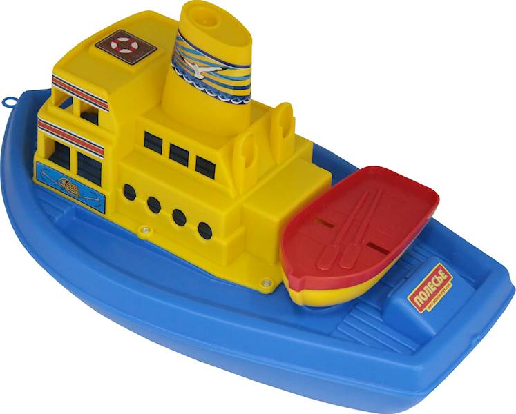 36964 DUŻA KOLOROWA PŁYWAJĄCA ŁÓDKA + PONTON ŁÓDŹ POLESIE