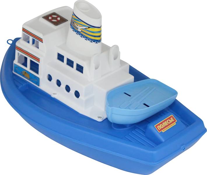 36964 DUŻA KOLOROWA PŁYWAJĄCA ŁÓDKA + PONTON ŁÓDŹ POLESIE