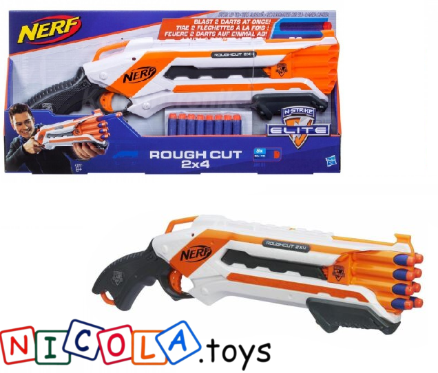 6626 WYRZUTNIA PISTOLET KARABIN NERF ROUGH CUT ELITE