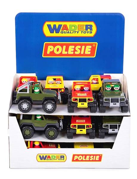 49780 SAMOCHÓD TERENOWY JEEP + 2 FIGURKI PASAŻERÓW