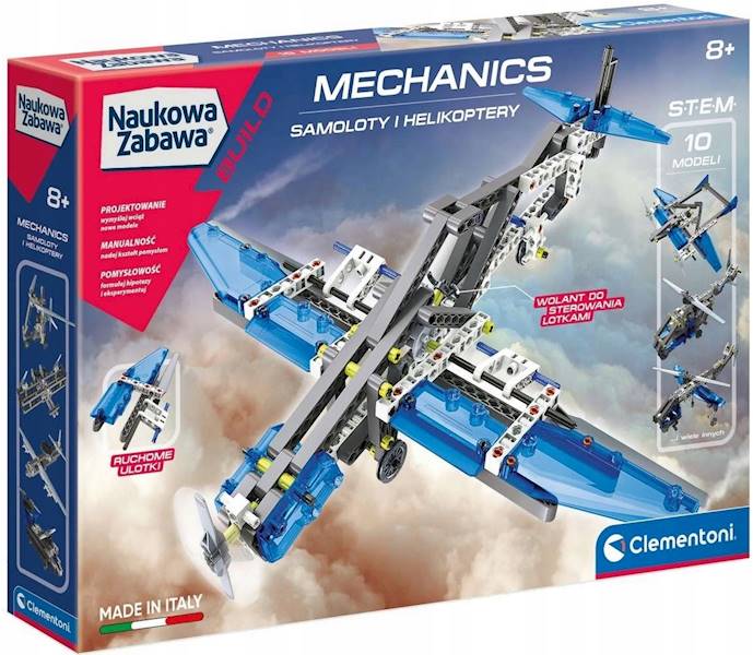 60950 CLEMENTONI MECHANICS SAMOLOTY I HELIKOPTERY