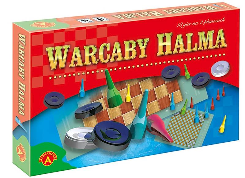 0504 GRA PLANSZOWA ALEKSANDER WARCABY HALMA