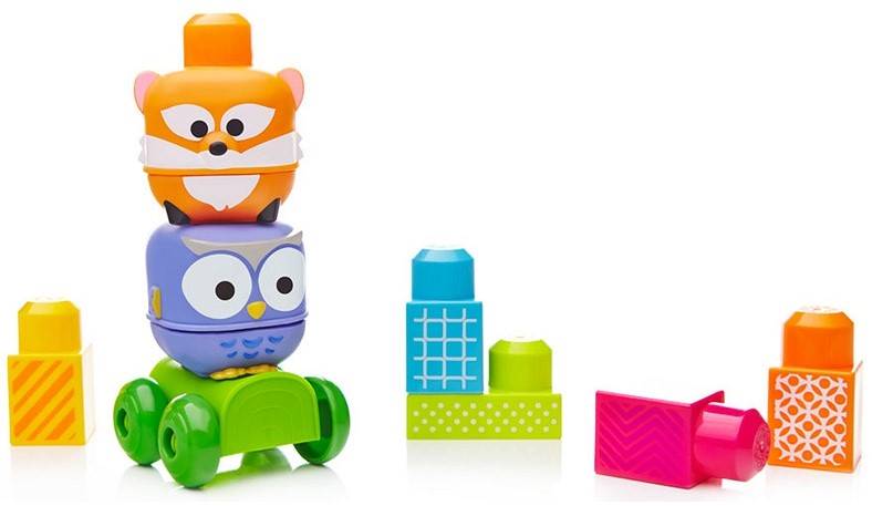 4396 MEGA BLOKS FIRST BUILDERS - PRZYJACIELE Z DŻUNGLI TYGRYS I PANDA 10ele