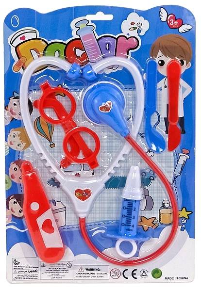 3551 Zestaw lekarski dla dzieci lekarz zabawka doktor stetoskop strzykawka 