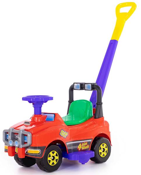 3378 WIELKI AUTO JEEP JEŹDZIK Z RĄCZKĄ PCHACZ