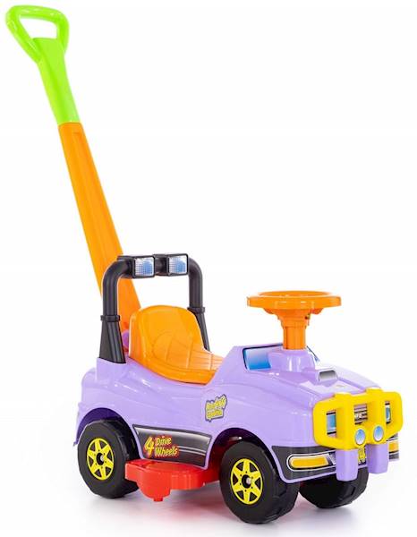 3378 WIELKI AUTO JEEP JEŹDZIK Z RĄCZKĄ PCHACZ