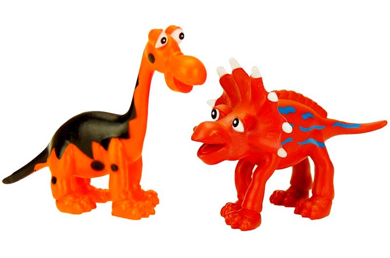 * 1153 ZESTAW GUMOWYCH KOLOROWYCH FIGUREK DINOZAURÓW DINOZAUR 