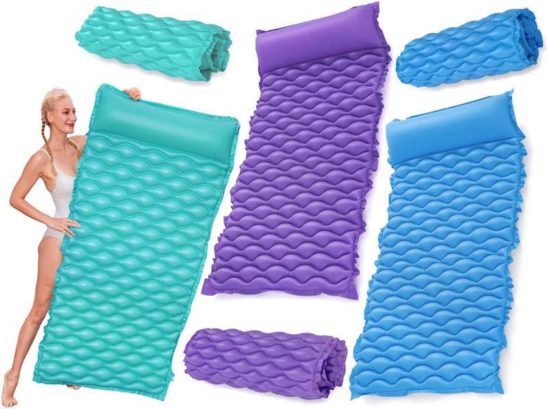 44020 Materac dmuchany plażowy do pływania zwijany Bestway 