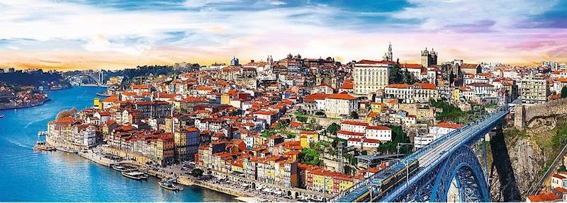 5023 PUZZLE PANORAMICZME PORTO PORTUGALIA 500 EL