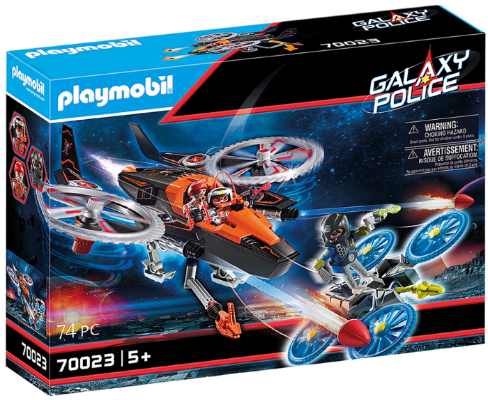 70023 PLAYMOBIL KLOCKI GALAXY HELIKOPTER PIRATÓW