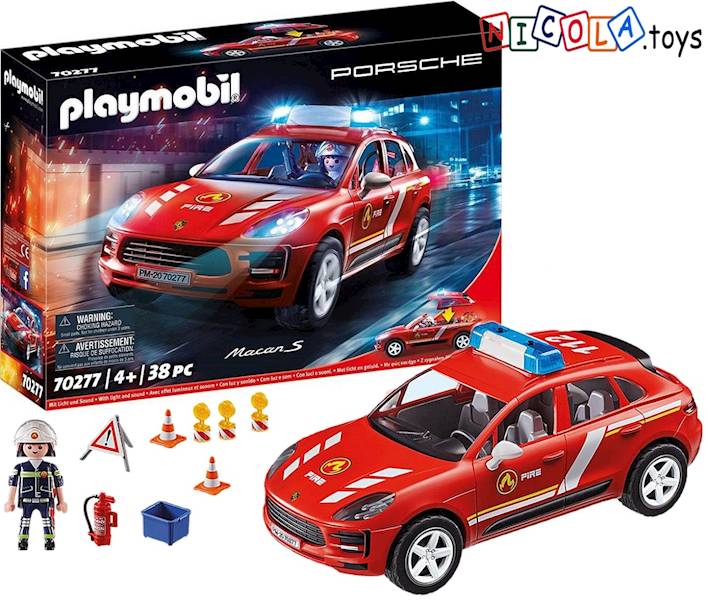 70277 KLOCKI STRAŻ POŻARNA PORSCHE MACAN PLAYMOBIL 